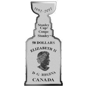 1892-2017 5oz $50 125TH ANNIVERSARY OF THE STANLEY CUP FINE SILVER COIN
