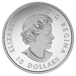 2017 1/2oz $10 THE BEAVER FINE SILVER COIN