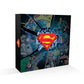 2017 10oz $100 DC COMICS ORIGINALS: SUPERMAN'S SHIELD - PURE SILVER COIN