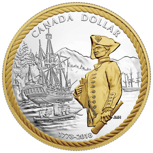 2018 RCNA SPECIAL EDITION FINE SILVER DOLLAR PROOF SET 240TH ANNIVERSARY OF CAPTAIN COOK AT NOOTKA SOUND - LIMITED TO 400