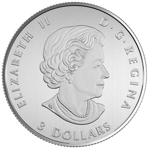 2018 1/4oz $3 CARIBOU PROOF FINE SILVER COIN