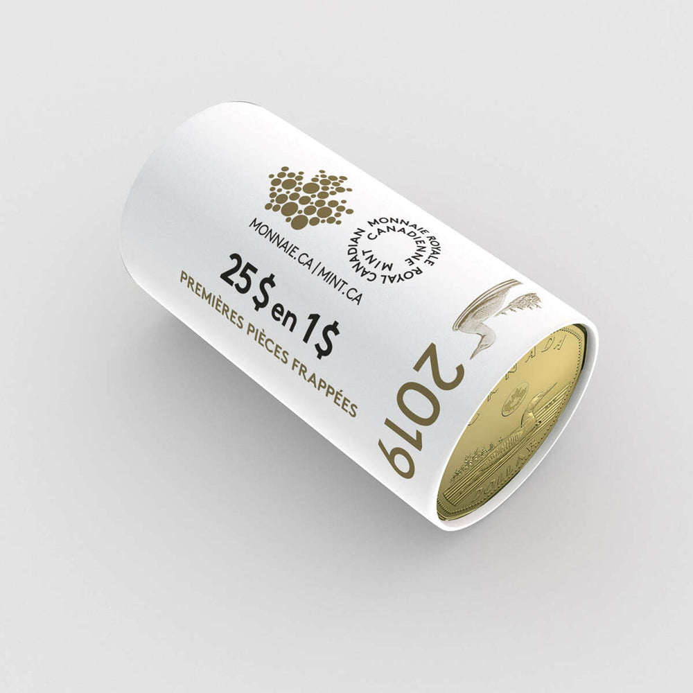 2019 1-DOLLAR FIRST STRIKE LOONIE ROLL