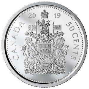 2019 50-CENT 150TH SPECIAL WRAP CIRCULATION COIN ROLL