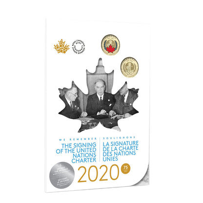 2020 COMMEMORATIVE COLLECTOR KEEPSAKE CARD WE REMEMBER: THE SIGNING OF THE UNITED NATIONS CHARTER