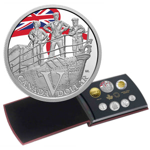 2020 SPECIAL EDITION SILVER DOLLAR PROOF SET - 75TH ANNIVERSARY OF V-E DAY: ROYAL CANADIAN NAVY