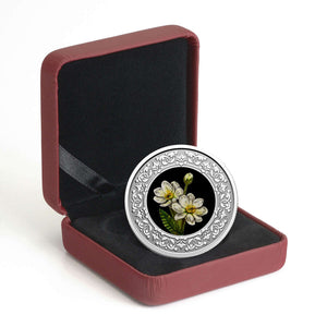 2021 1/4oz $3 FLORAL EMBLEMS OF CANADA - NORTHWEST TERRITORIES FINE SILVER COIN