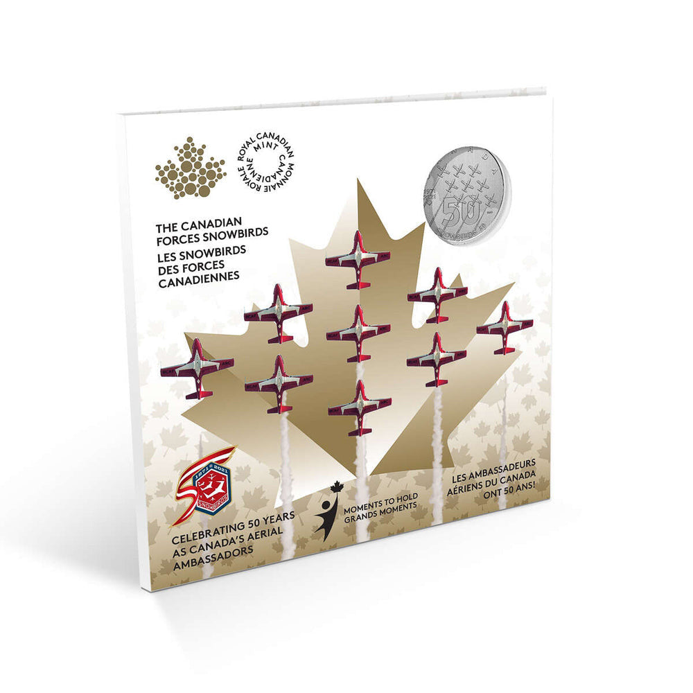 2021 1/2oz $5 MOMENTS TO HOLD: THE SNOWBIRDS FINE SILVER COIN