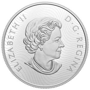 2021 10oz $100 CANADA'S PROVINCIAL AND TERRITORIAL FLAGS FINE SILVER COIN