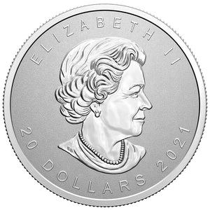 2021 1oz $20 SUPER INCUSE SML FINE SILVER COIN (NO SLEEVE)