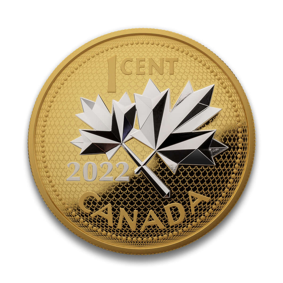 2022 1-CENT 5oz 10TH ANNIVERSARY OF THE FAREWELL TO THE PENNY FINE SILVER COIN