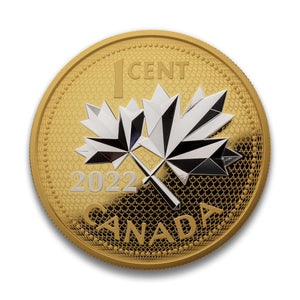 2022 1-CENT 5oz 10TH ANNIVERSARY OF THE FAREWELL TO THE PENNY FINE SILVER COIN