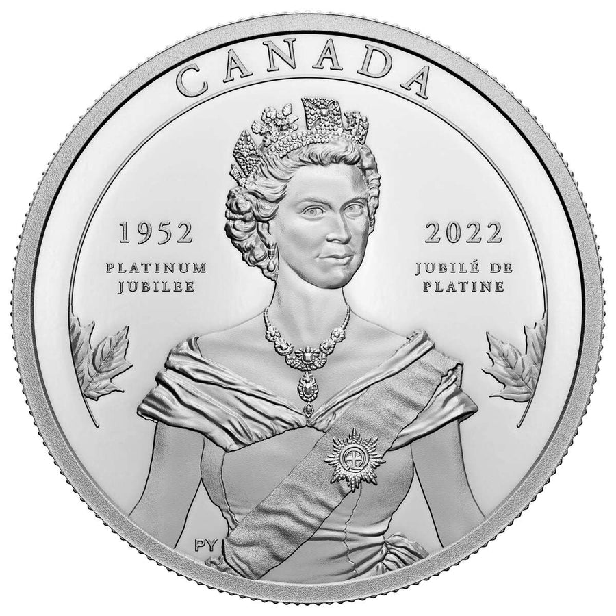 2022 2oz $20 £2 PLATINUM JUBILEE CELEBRATION SET HER MAJESTY QUEEN ELIZABETH II FINE SILVER 2-COIN SET