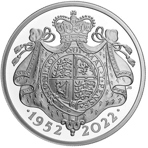 2022 2oz $20 £2 PLATINUM JUBILEE CELEBRATION SET HER MAJESTY QUEEN ELIZABETH II FINE SILVER 2-COIN SET