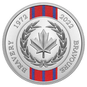 2022 1oz $20 50TH ANNIVERSARY OF THE MEDAL OF BRAVERY FINE SILVER COIN