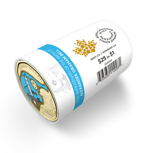 2022 $1 SPECIAL WRAP ROLL 175TH ANNIVERSARY OF THE BIRTH OF ALEXANDER GRAHAM BELL (COLOURIZED)
