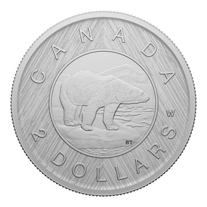 2023 $2 TRIBUTE: W MINT MARK - POLAR BEAR FINE SILVER COIN