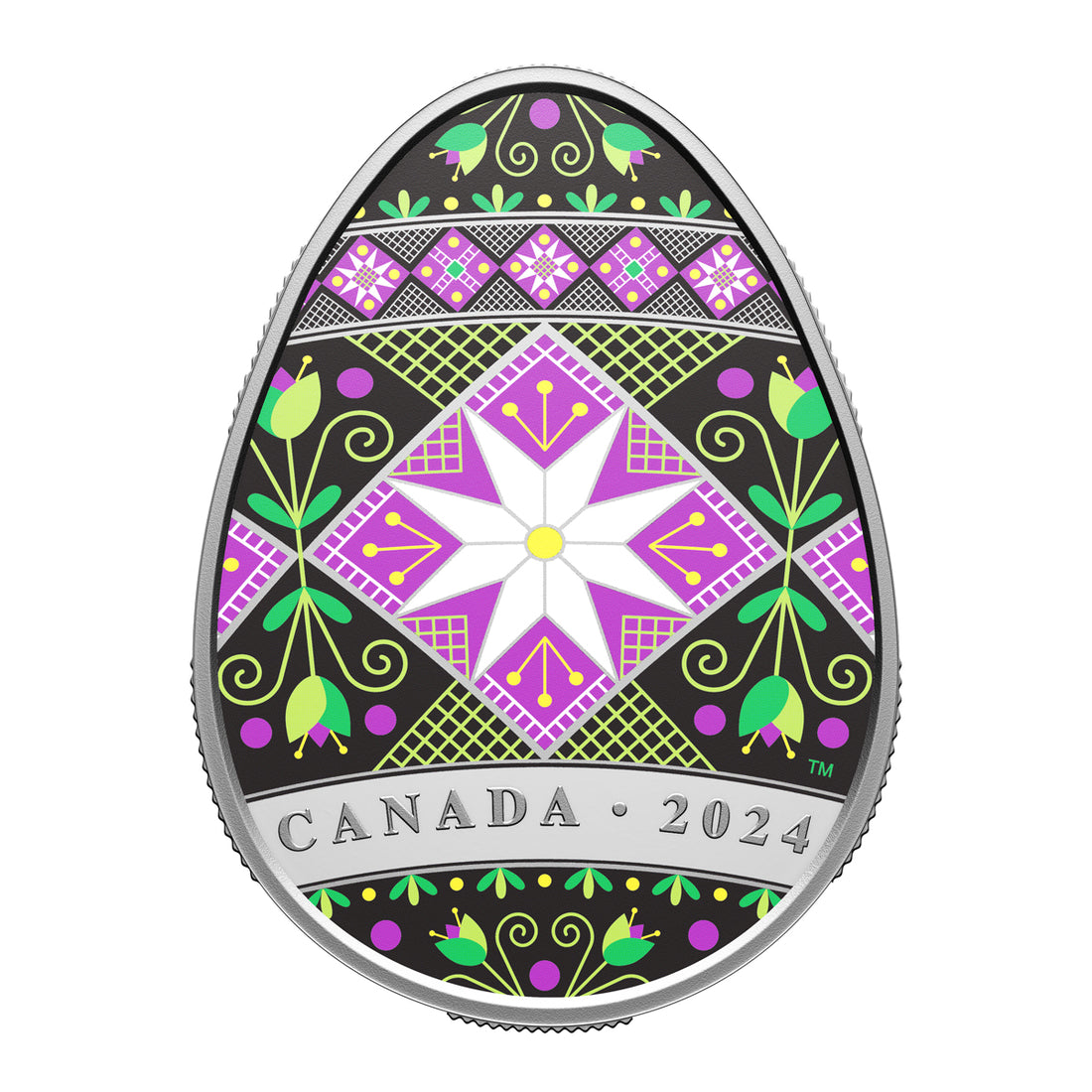 2024 1oz $20 PYSANKA FINE SILVER COIN