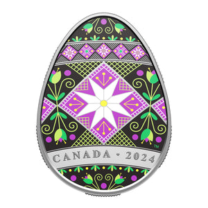 2024 1oz $20 PYSANKA FINE SILVER COIN