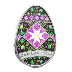 2024 1oz $20 PYSANKA FINE SILVER COIN