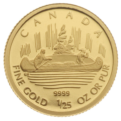 E-TRANSFER ONLY - 2005 1/25oz GOLD COIN - VOYAGEUR (1.27G)