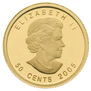 E-TRANSFER ONLY - 2005 1/25oz GOLD COIN - VOYAGEUR (1.27G)