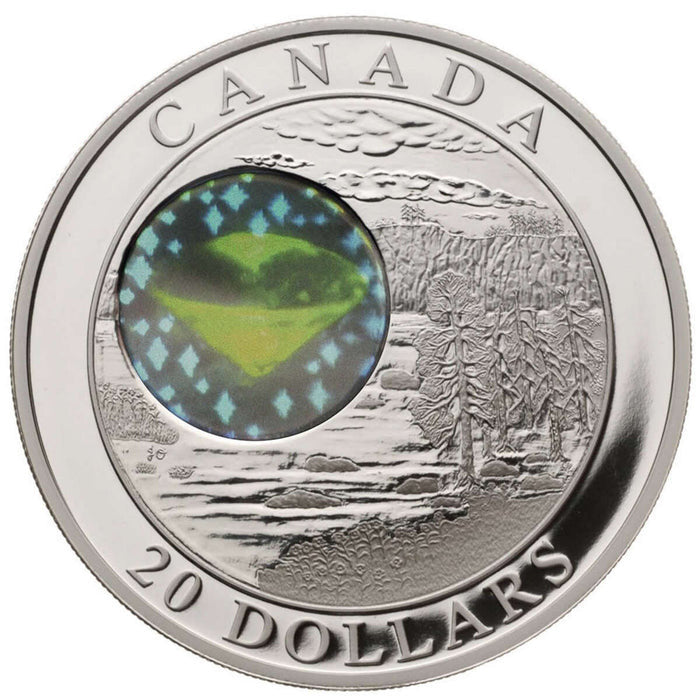 2005 1oz $20 NATURAL WONDERS: NORTHWEST TERRITORIES DIAMONDS FINE SILVER COIN