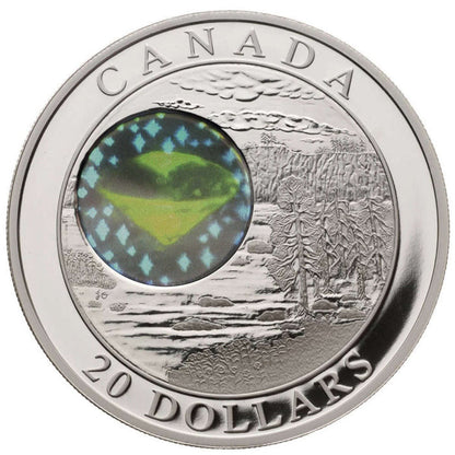 2005 1oz $20 NATURAL WONDERS: NORTHWEST TERRITORIES DIAMONDS FINE SILVER COIN