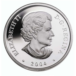 2004 1oz $20 CANADIAN NATURAL WONDER: NORTHERN LIGHTS