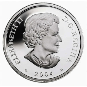 2004 1oz $20 NATURAL WONDERS ICEBERGS FINE SILVER COIN