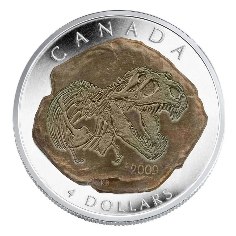 2009 1/2oz $4 DINOSAUR COLLECTION - TYRANNOSAURUS REX