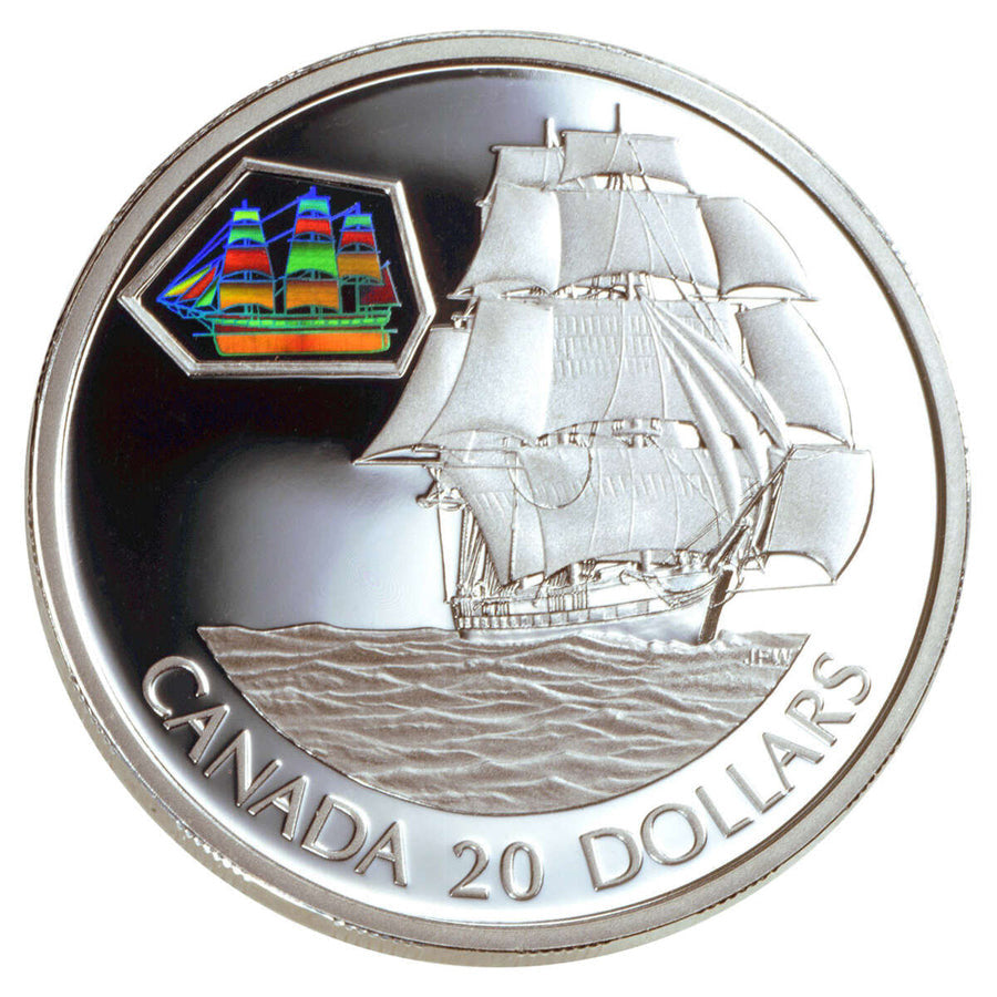 2001 1oz $20 THE MARCO POLO TRANSPORTATION COIN