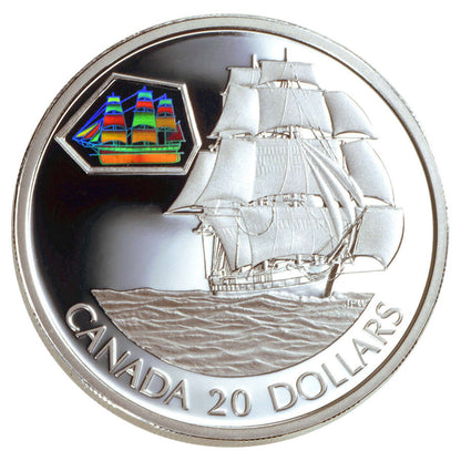 2001 1oz $20 THE MARCO POLO TRANSPORTATION COIN
