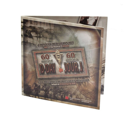 2004 CANADA: CON AND MEDALLION SET WITH A D-DAY HISTORICAL CD INCLUDED