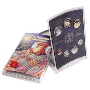 2001 BABY GIFT SET: TINY TREASURES UNCIRCULATED COIN SET