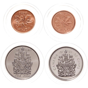 SALE - 2003 - QUEEN ELIZABETH II CORONATION STAMP & COIN SET