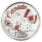 2006 25 CENT COLOURED CANADA DAY COIN