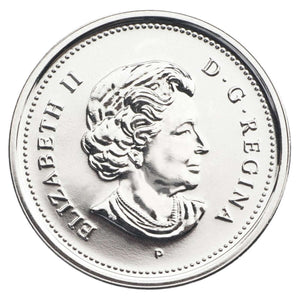 2006 25 CENT COLOURED CANADA DAY COIN