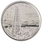 2005 - OFFICIAL FIRST DAY ALBERTA CENTENNIAL 25-CENT COIN