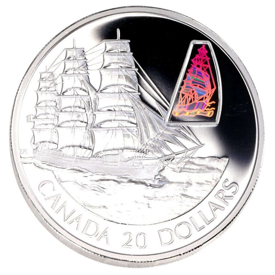 2002 1oz $20 THE WILLIAM D. LAWRENCE TRANSPORTATION COIN