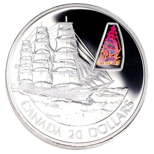 2002 1oz $20 THE WILLIAM D. LAWRENCE TRANSPORTATION COIN
