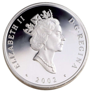 SALE - 2002 1oz $20 THE D10 LOCOMOTIVE TRANSPORTATION COIN (NO SLEEVE)