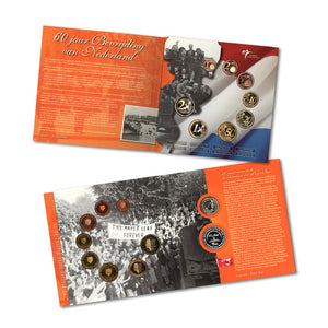 2005 60TH ANNIVERSARY OF THE LIBERATION OF THE NETHERLANDS: BRILLIANT UNCIRCULATED COIN SET