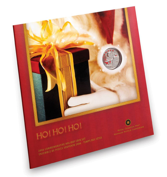 2006 - HOLIDAY GIFT SET WITH COLOURED 25 CENT COIN