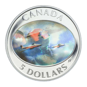 2006 $5 SNOWBIRDS - FINE SILVER COIN AND STAMP SET