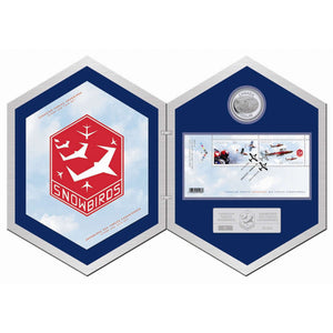 2006 $5 SNOWBIRDS - FINE SILVER COIN AND STAMP SET