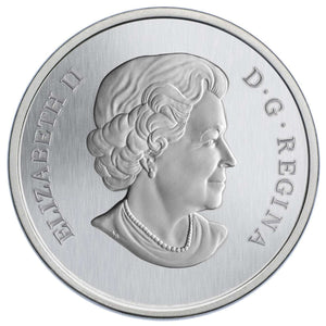 2013 25-CENT - CORONATION OF QUEEN ELIZABETH II - PHILATELIC NUMISMATIC COVER (COLOURED COIN)
