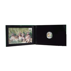 2015 1oz $20 THE BURROWING OWL - STAMP AND COIN SET