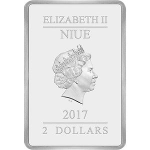 2017 1oz $2 STAR WARS: A NEW HOPE 40TH ANNIVERSARY SILVER COIN (LIMITED EDITION)