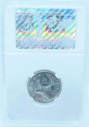 1941 25 CENT CANADA – MS 64 – GRADED (350-009)