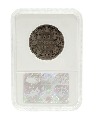 1892 50 CENT CANADA OBV.4 – F 12 – GRADED
